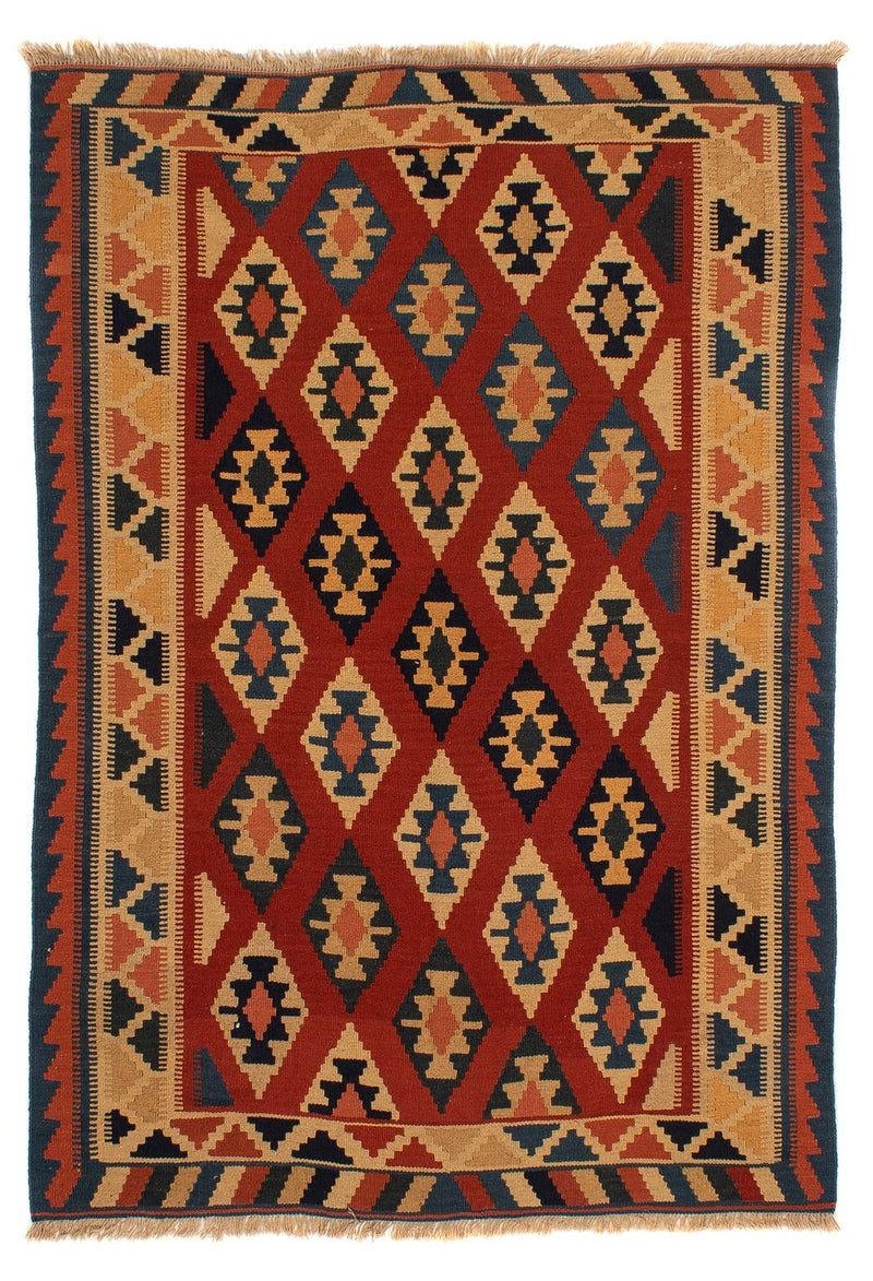 Tappeto Kelim - Orientale - 200 x 153 cm - ruggine