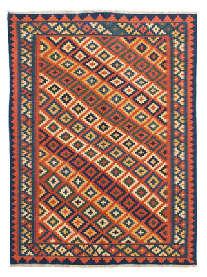 Tappeto Kelim - Orientale - 202 x 153 cm - multicolore