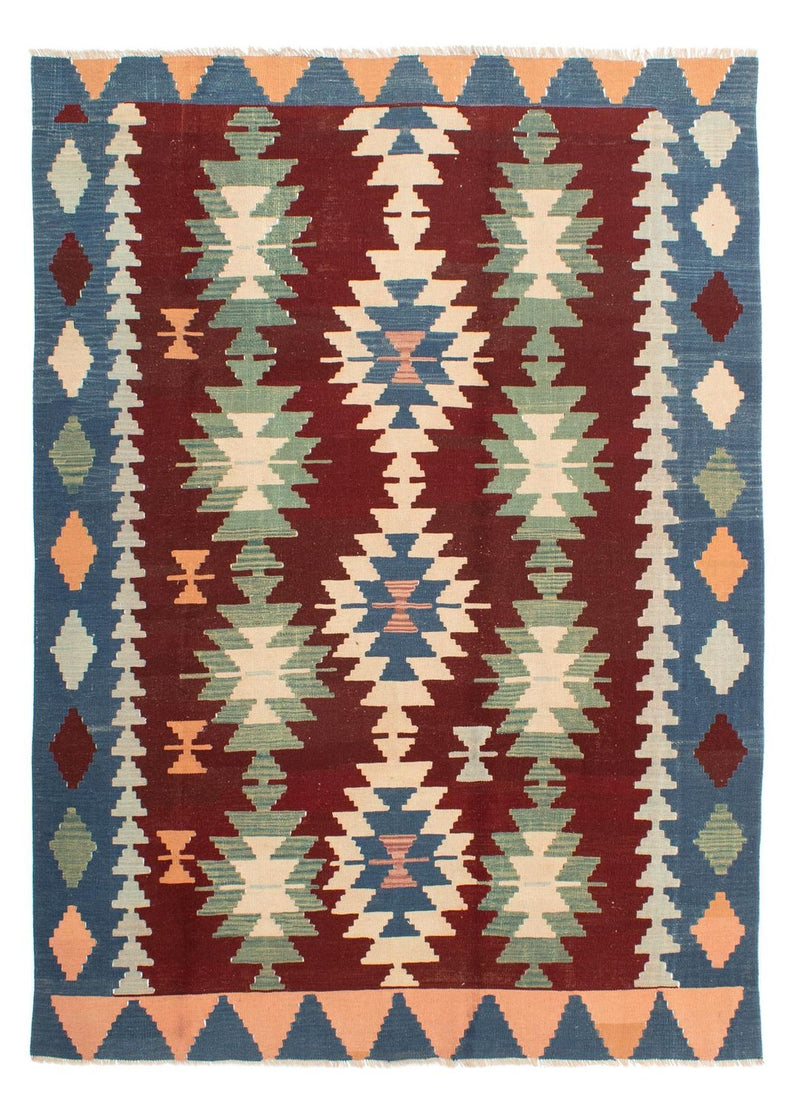 Tappeto Kelim - Orientale - 265 x 190 cm - rosso scuro