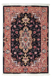 Tappeto Persero - Tabriz - Reale - 91 x 61 cm - blu scuro