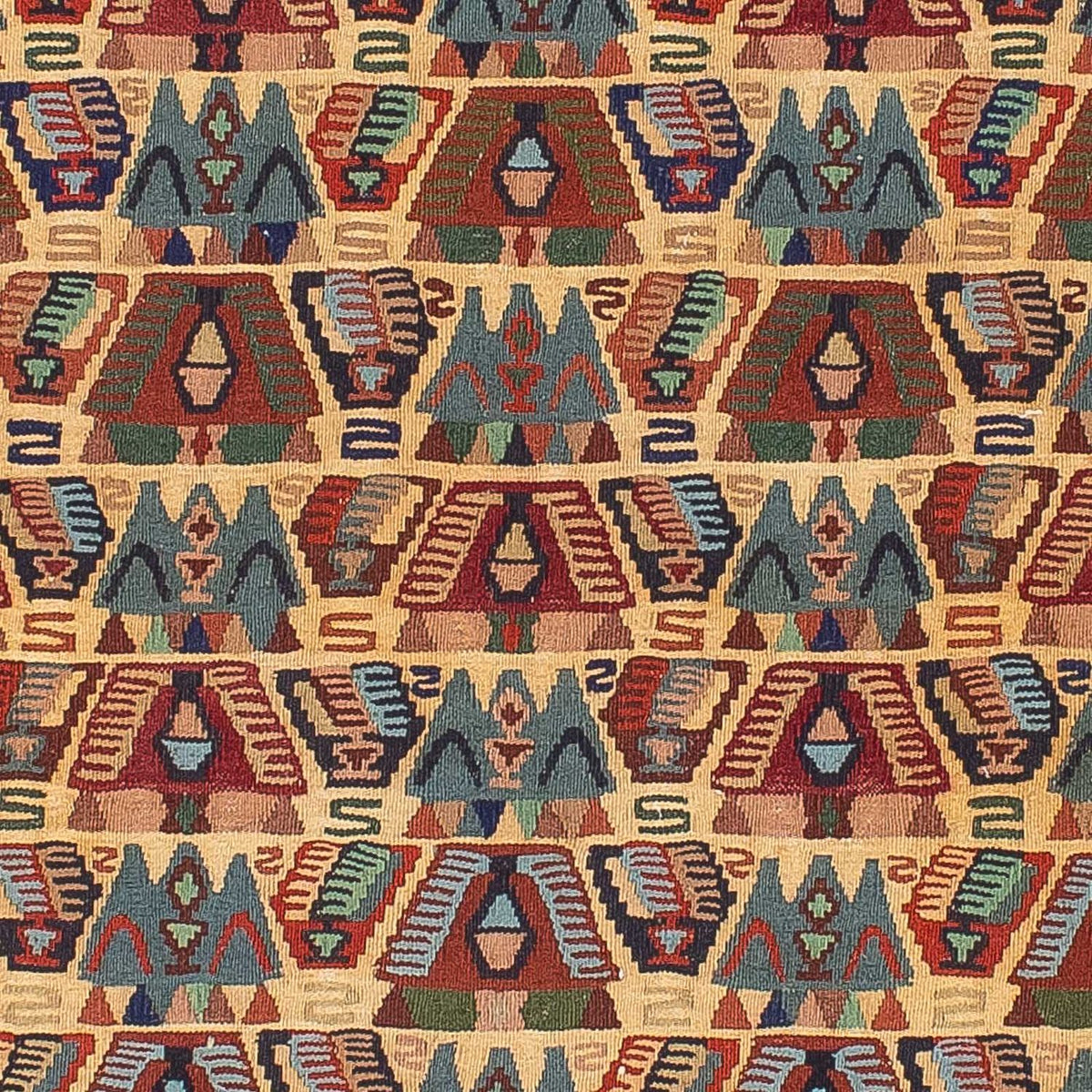 Tappeto Kelim - Orientale - 158 x 108 cm - marrone chiaro