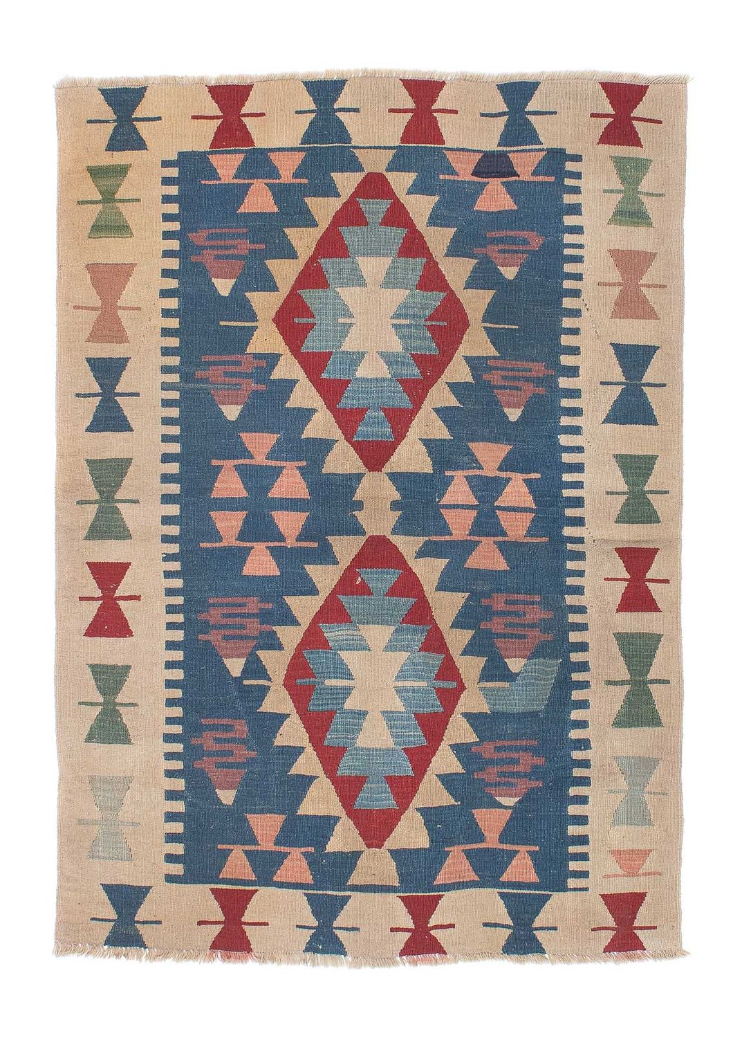 Tappeto Kelim - Orientale - 160 x 115 cm - blu