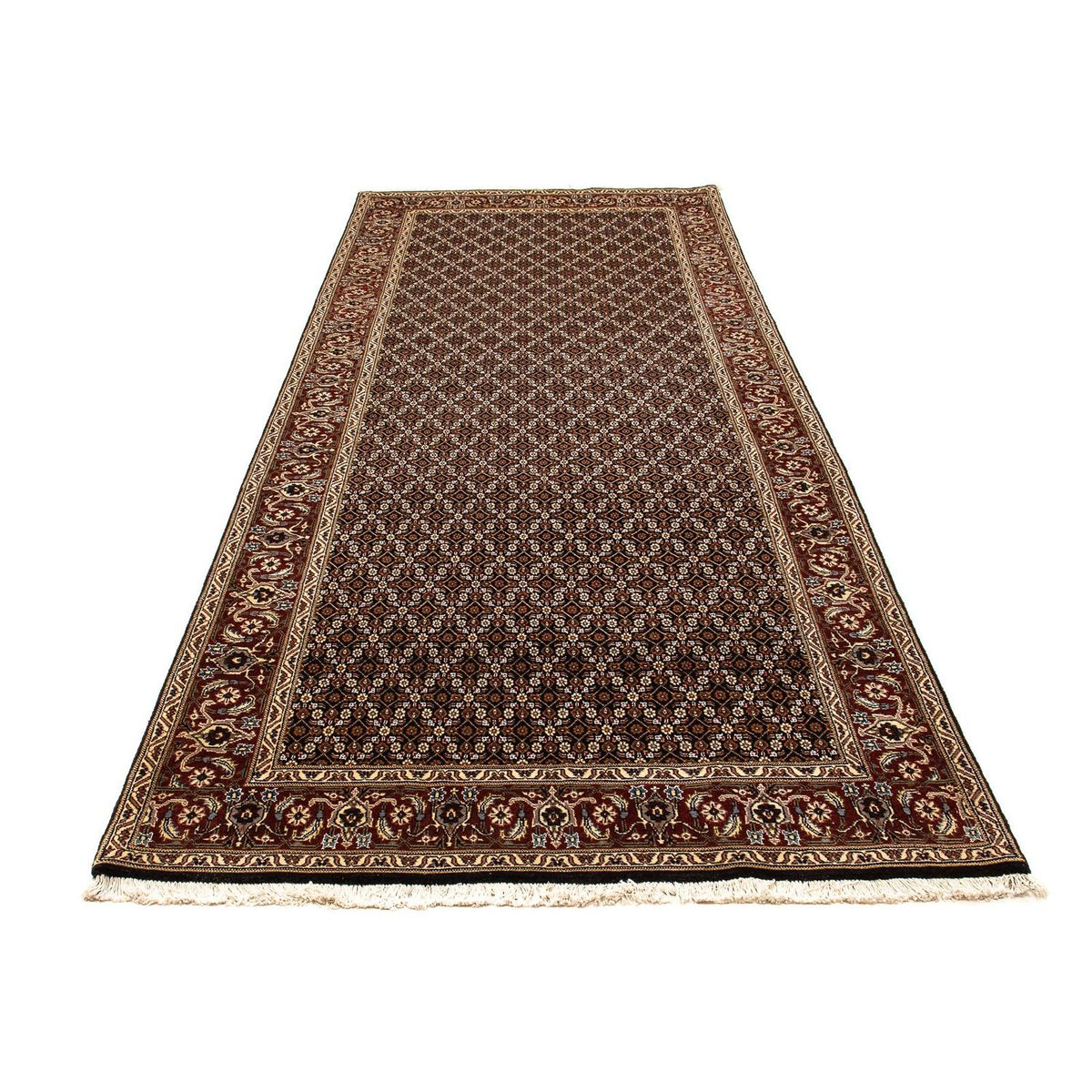 Tappeto corsia Tappeto Persero - Tabriz - 336 x 123 cm - multicolore