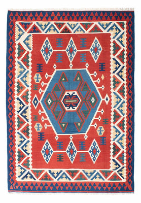 Tappeto Kelim - Orientale - 208 x 160 cm - rosso