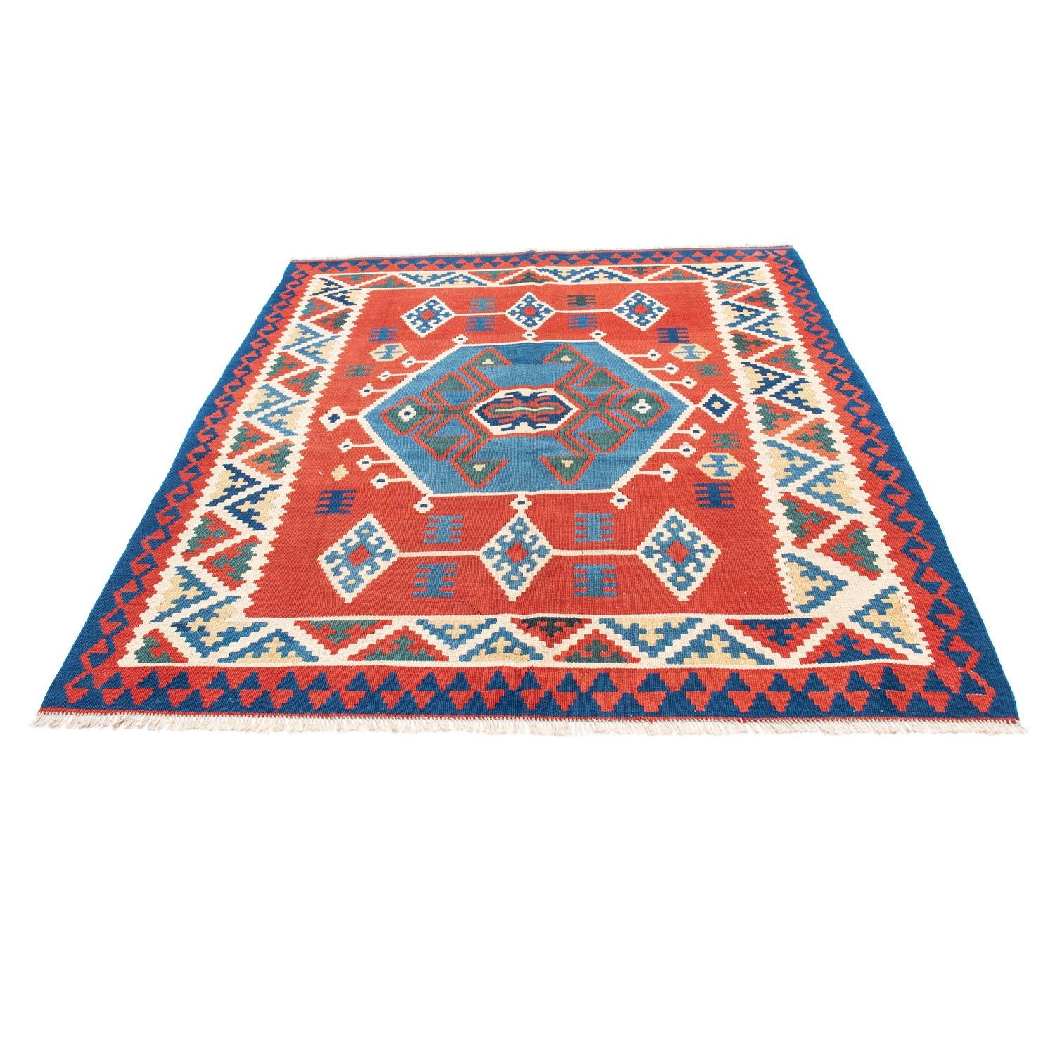 Tappeto Kelim - Orientale - 208 x 160 cm - rosso