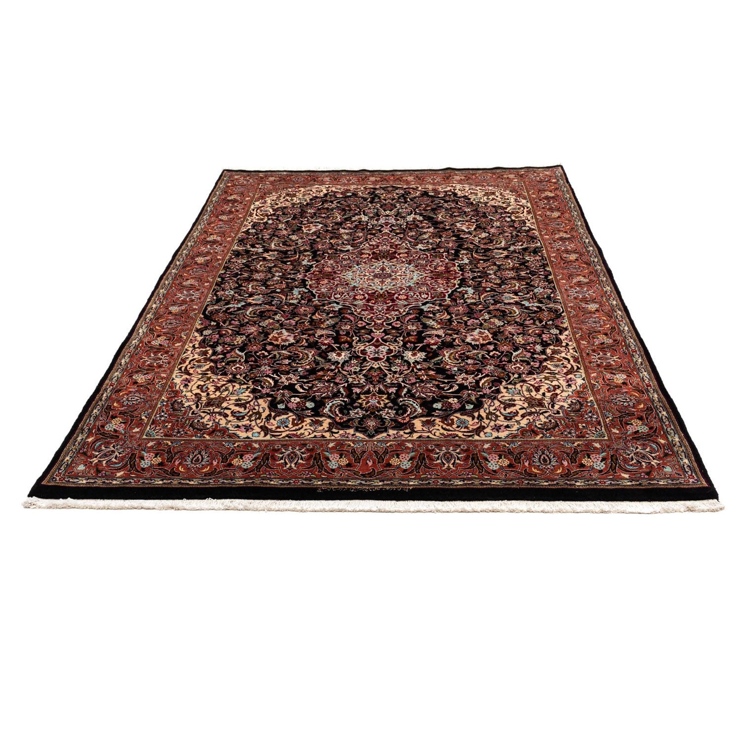 Tappeto Persero - Tabriz - Reale - 311 x 205 cm - blu scuro