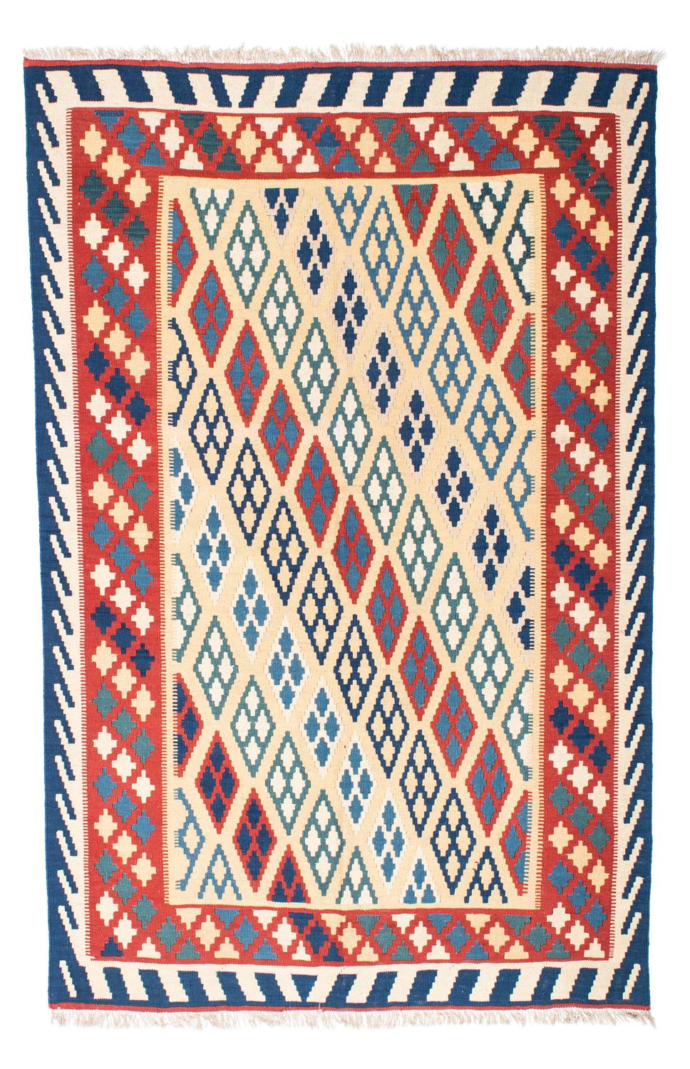 Tappeto Kelim - Orientale - 206 x 156 cm - beige