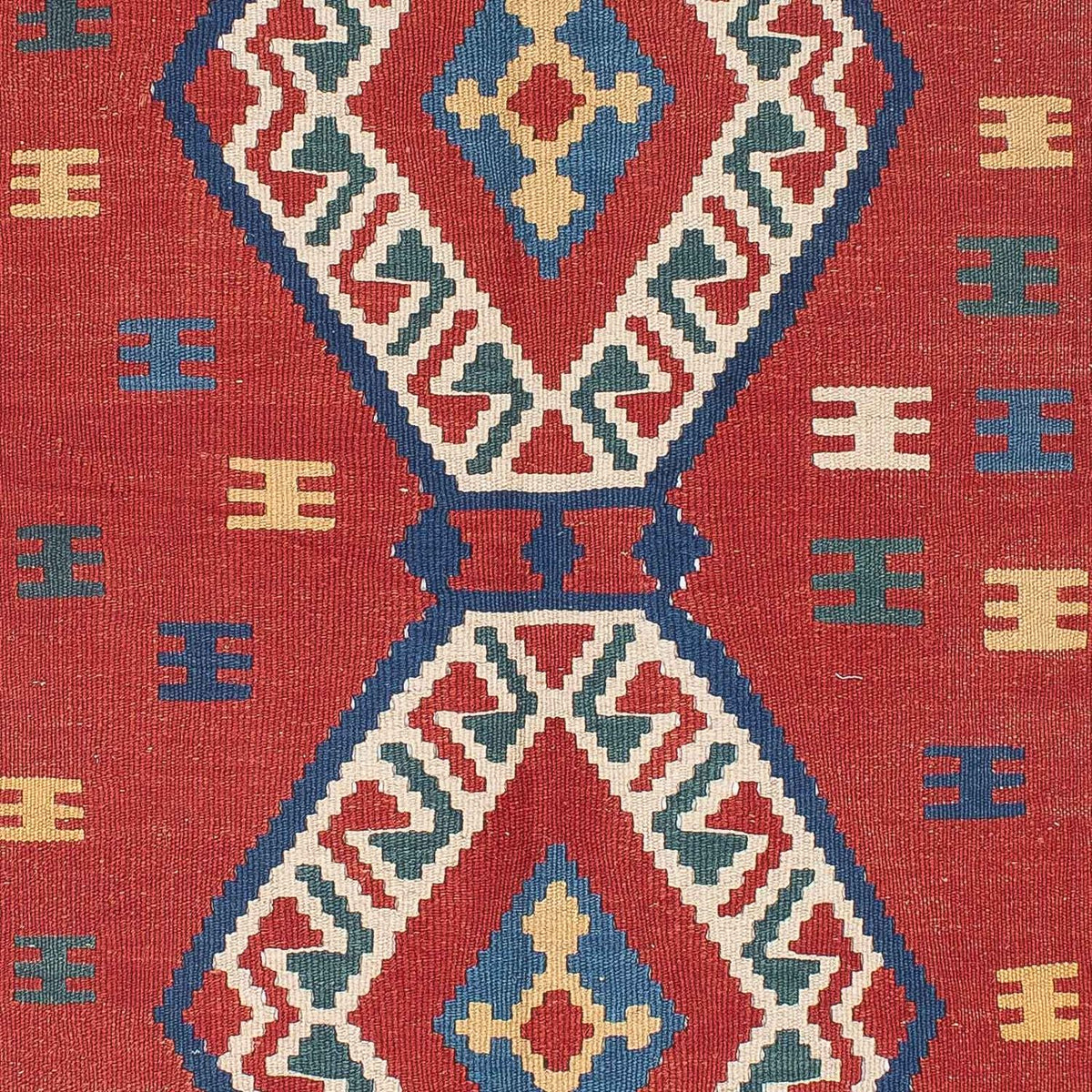 Tappeto Kelim - Orientale - 222 x 146 cm - rosso scuro
