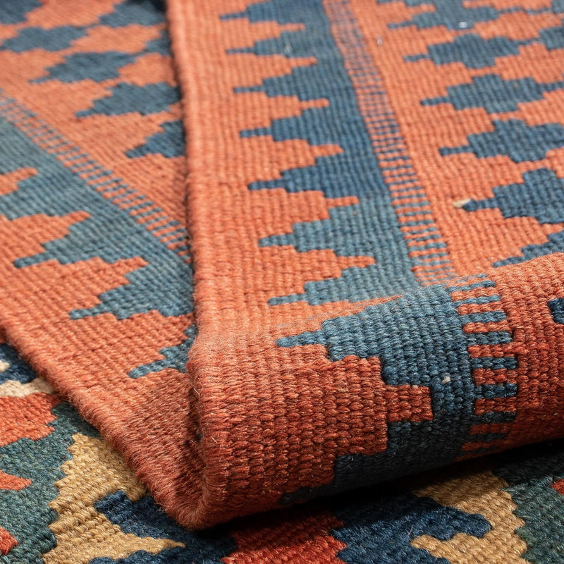 Tappeto Kelim - Orientale - 198 x 138 cm - rosso scuro
