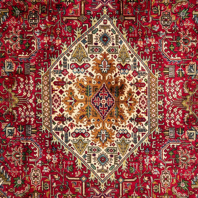 Tappeto Persero - Tabriz - 322 x 197 cm - rosso