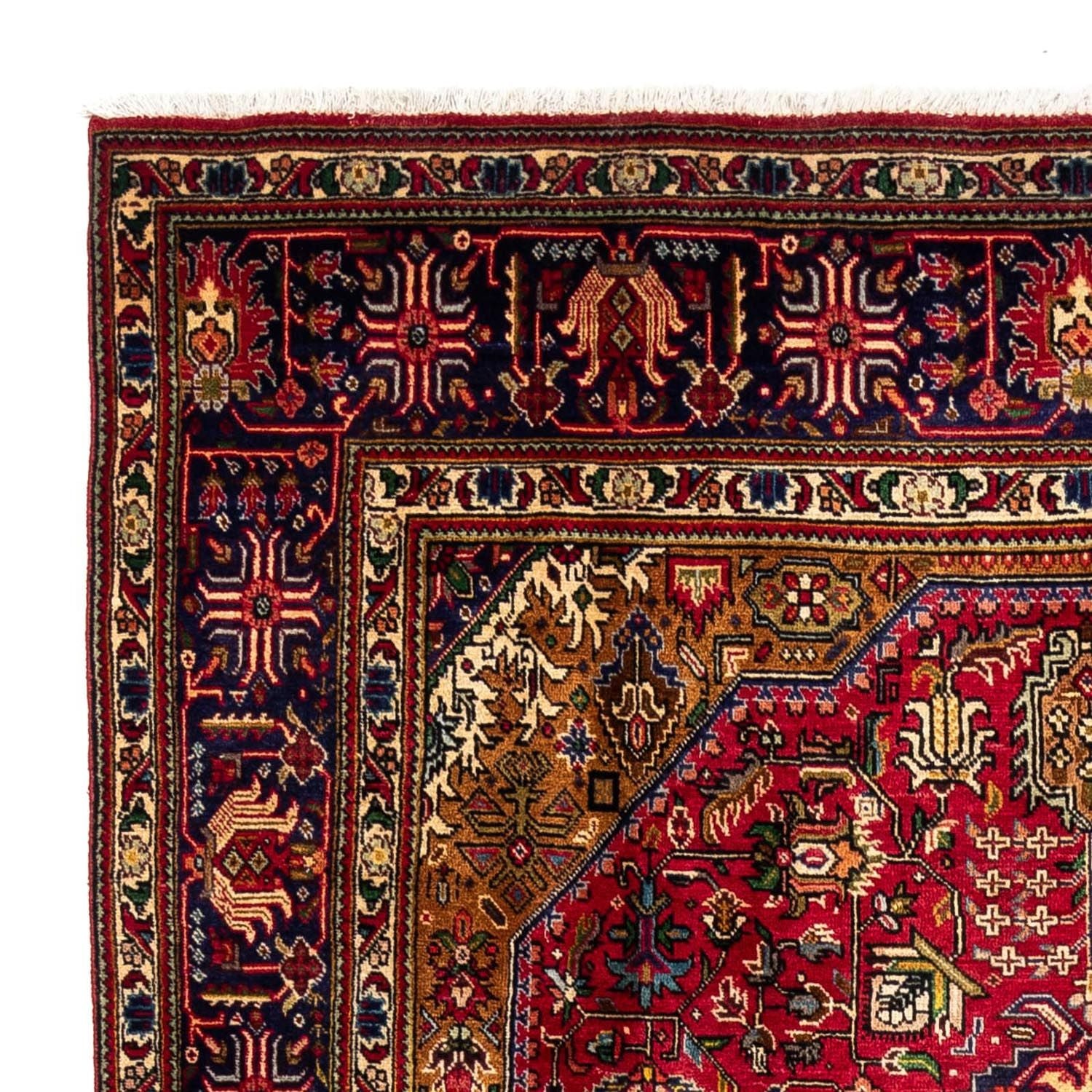 Tappeto Persero - Tabriz - 322 x 197 cm - rosso