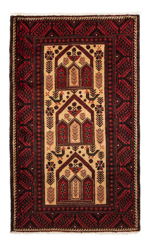 Tappeto Belutsch - 193 x 118 cm - rosso