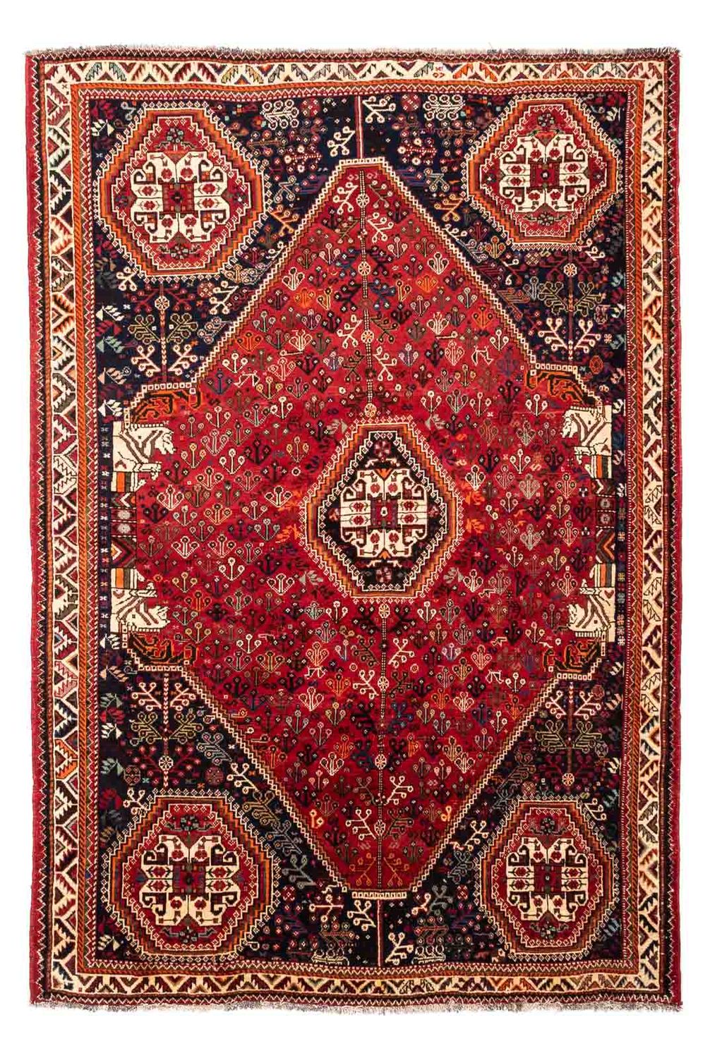 Tappeto Persero - Nomade - 251 x 176 cm - rosso scuro