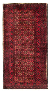 Tappeto corsia Tappeto Belutsch - 216 x 107 cm - rosso scuro