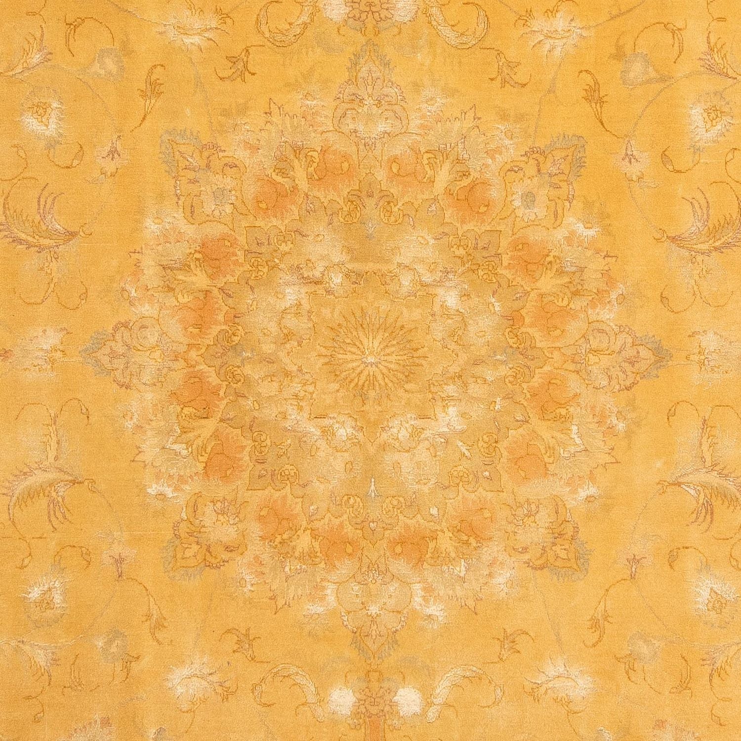 Tappeto Persero - Tabriz - Reale - 302 x 198 cm - oro