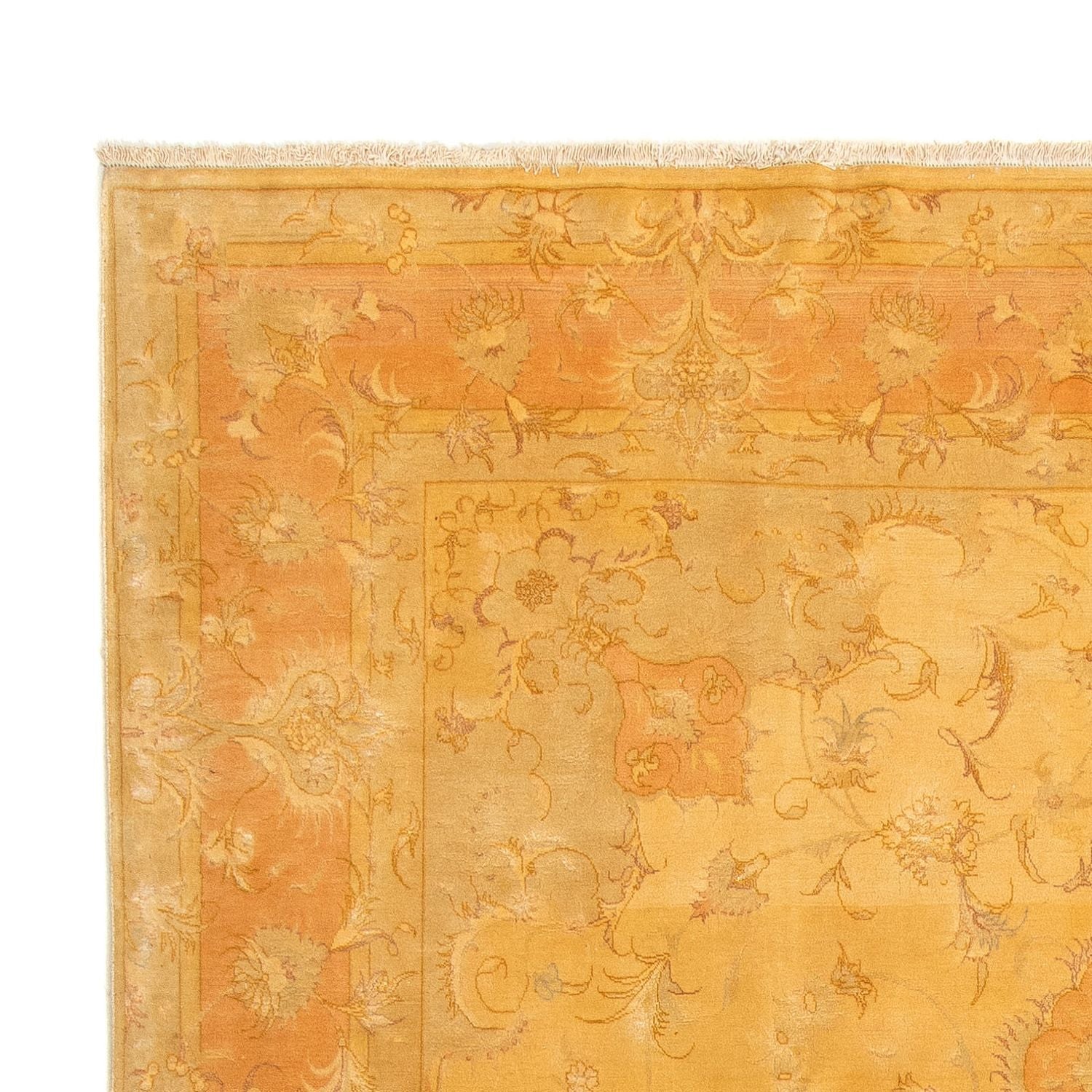 Tappeto Persero - Tabriz - Reale - 302 x 198 cm - oro