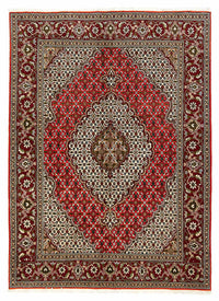 Tappeto Persero - Tabriz - 198 x 148 cm - rosso scuro