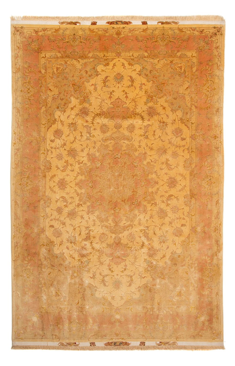 Tappeto Persero - Tabriz - Reale - 300 x 200 cm - oro