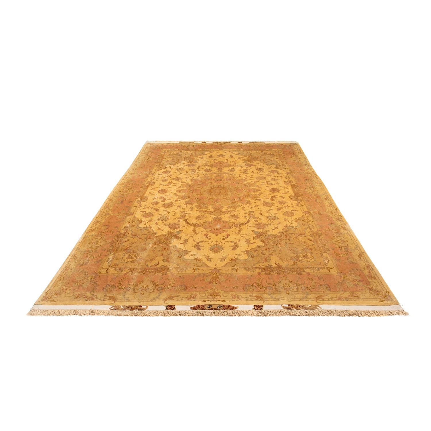 Tappeto Persero - Tabriz - Reale - 300 x 200 cm - oro