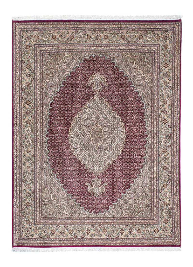 Tappeto Persero - Tabriz - 209 x 153 cm - rosso scuro