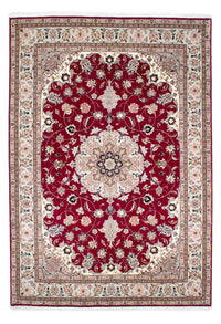 Tappeto Persero - Tabriz - Reale - 238 x 166 cm - rosso scuro