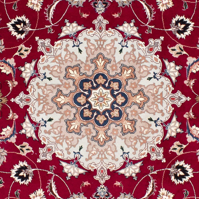 Tappeto Persero - Tabriz - Reale - 238 x 166 cm - rosso scuro