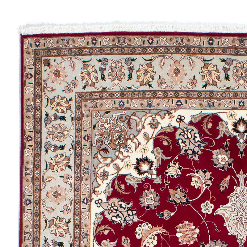 Tappeto Persero - Tabriz - Reale - 238 x 166 cm - rosso scuro