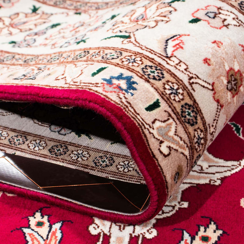 Tappeto Persero - Tabriz - Reale - 238 x 166 cm - rosso scuro