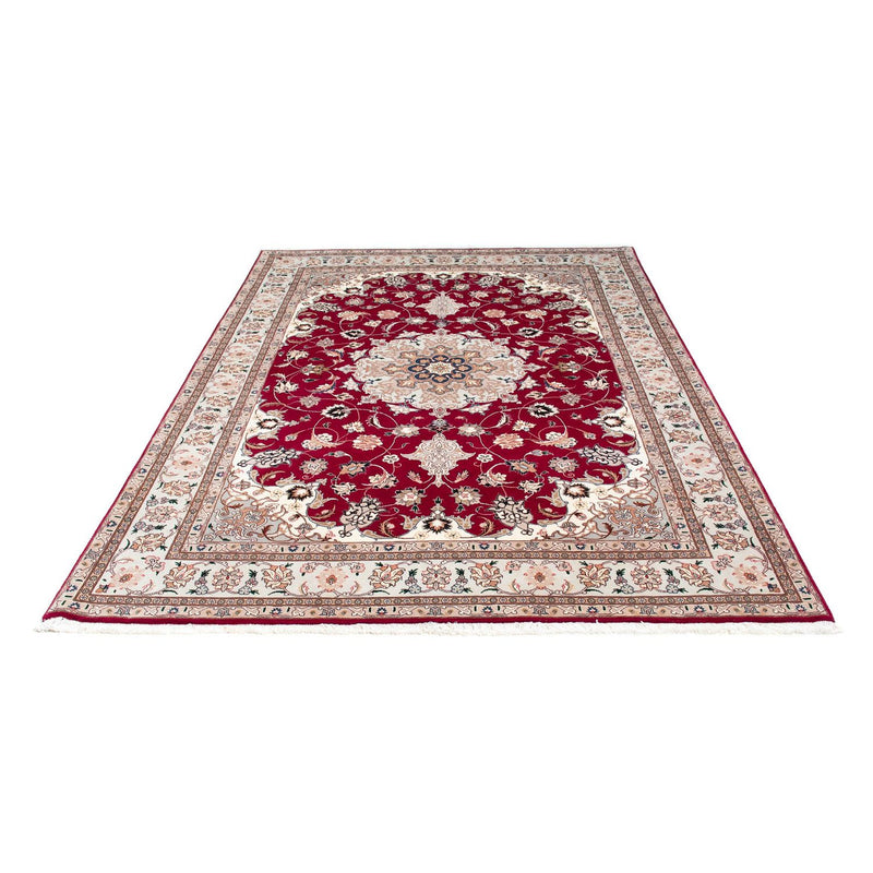 Tappeto Persero - Tabriz - Reale - 238 x 166 cm - rosso scuro
