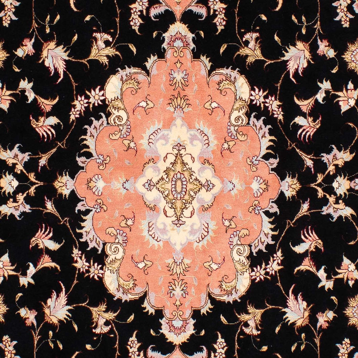Tappeto Persero - Tabriz - Reale - 238 x 170 cm - blu scuro