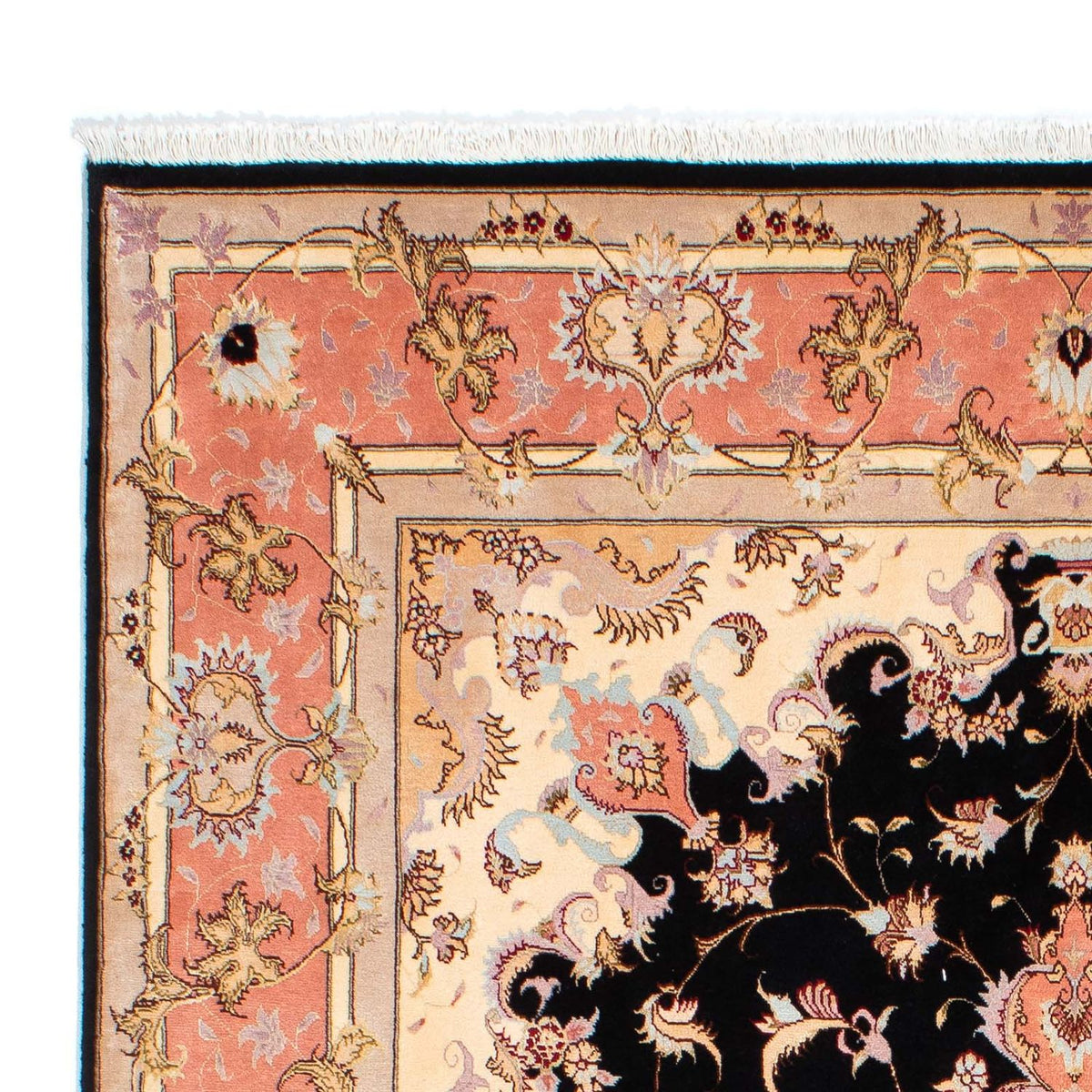 Tappeto Persero - Tabriz - Reale - 238 x 170 cm - blu scuro