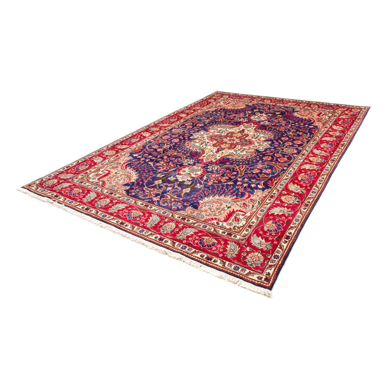 Tappeto Persero - Tabriz - 297 x 208 cm - rosso