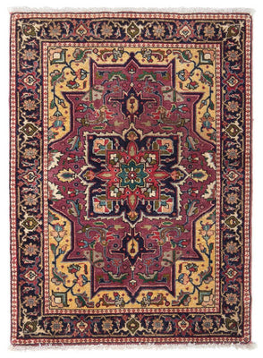 Tappeto Persero - Tabriz - 84 x 60 cm - blu scuro