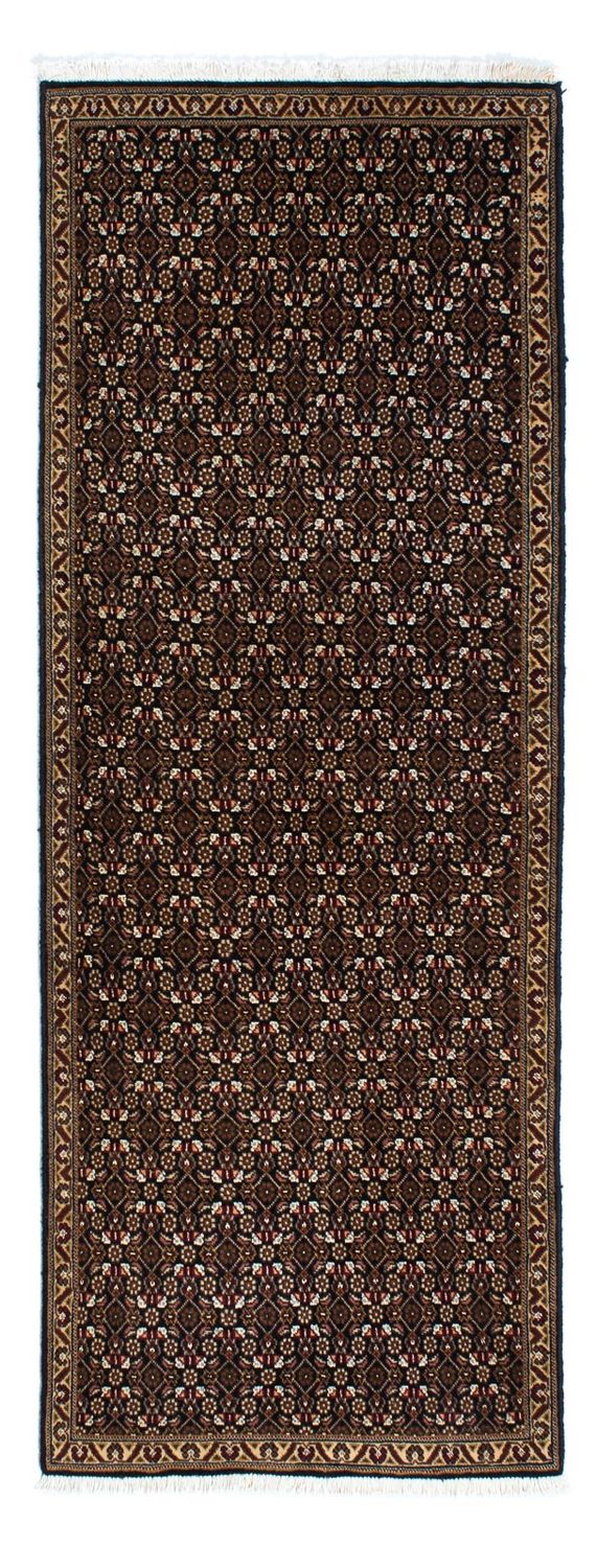 Tappeto corsia Tappeto Persero - Tabriz - 204 x 74 cm - blu scuro