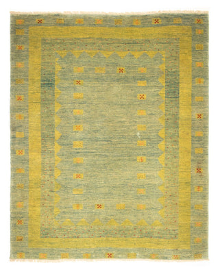 Tappeto Gabbeh - Persero - 218 x 175 cm - verde chiaro