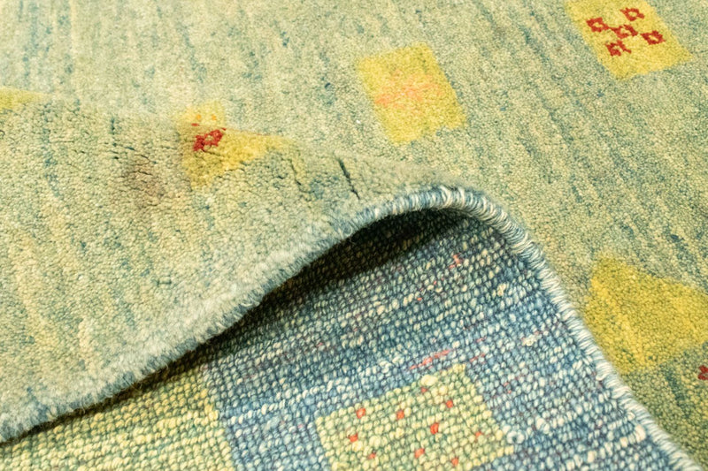 Tappeto Gabbeh - Persero - 218 x 175 cm - verde chiaro