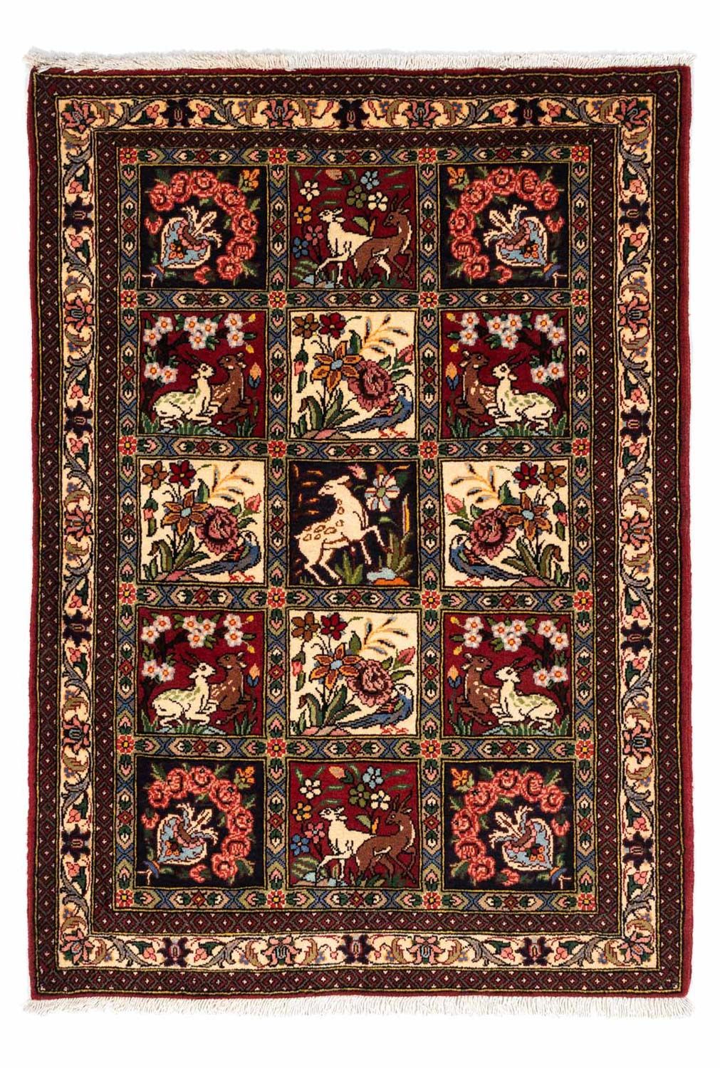 Tappeto Persero - Nomade - 160 x 108 cm - rosso scuro