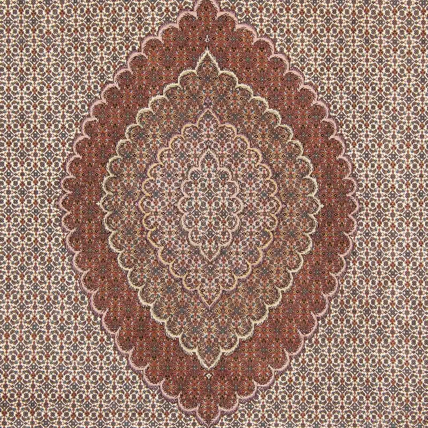 Tappeto Persero - Tabriz - 358 x 248 cm - marrone chiaro