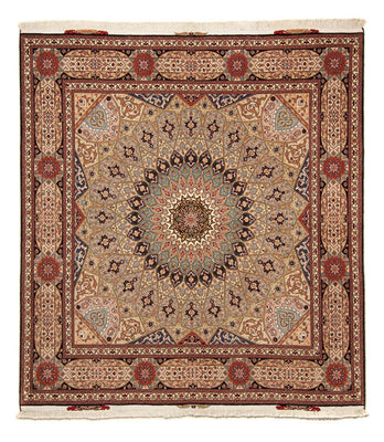 Tappeto Persero - Tabriz - Reale quadrato  - 206 x 204 cm - multicolore