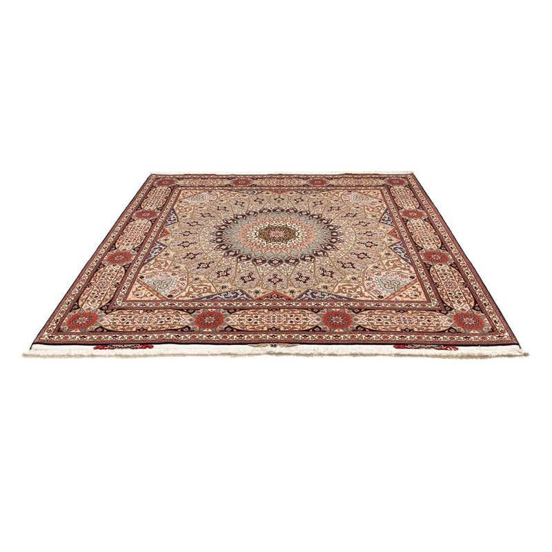 Tappeto Persero - Tabriz - Reale quadrato  - 206 x 204 cm - multicolore