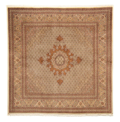 Tappeto Persero - Tabriz quadrato  - 251 x 251 cm - marrone chiaro
