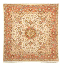 Tappeto Persero - Tabriz - Reale quadrato  - 212 x 205 cm - beige