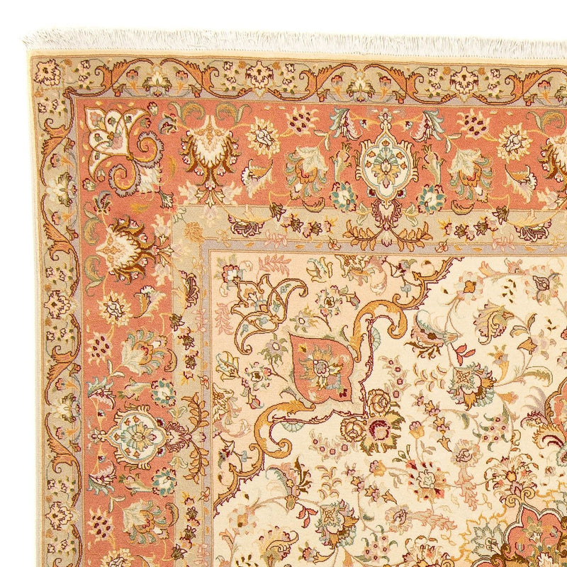 Tappeto Persero - Tabriz - Reale quadrato  - 212 x 205 cm - beige