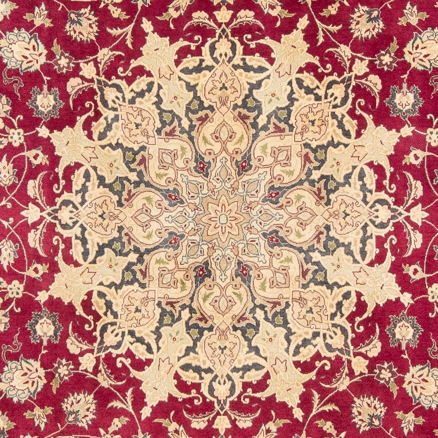 Tappeto Persero - Tabriz - Reale - 300 x 202 cm - rosso scuro