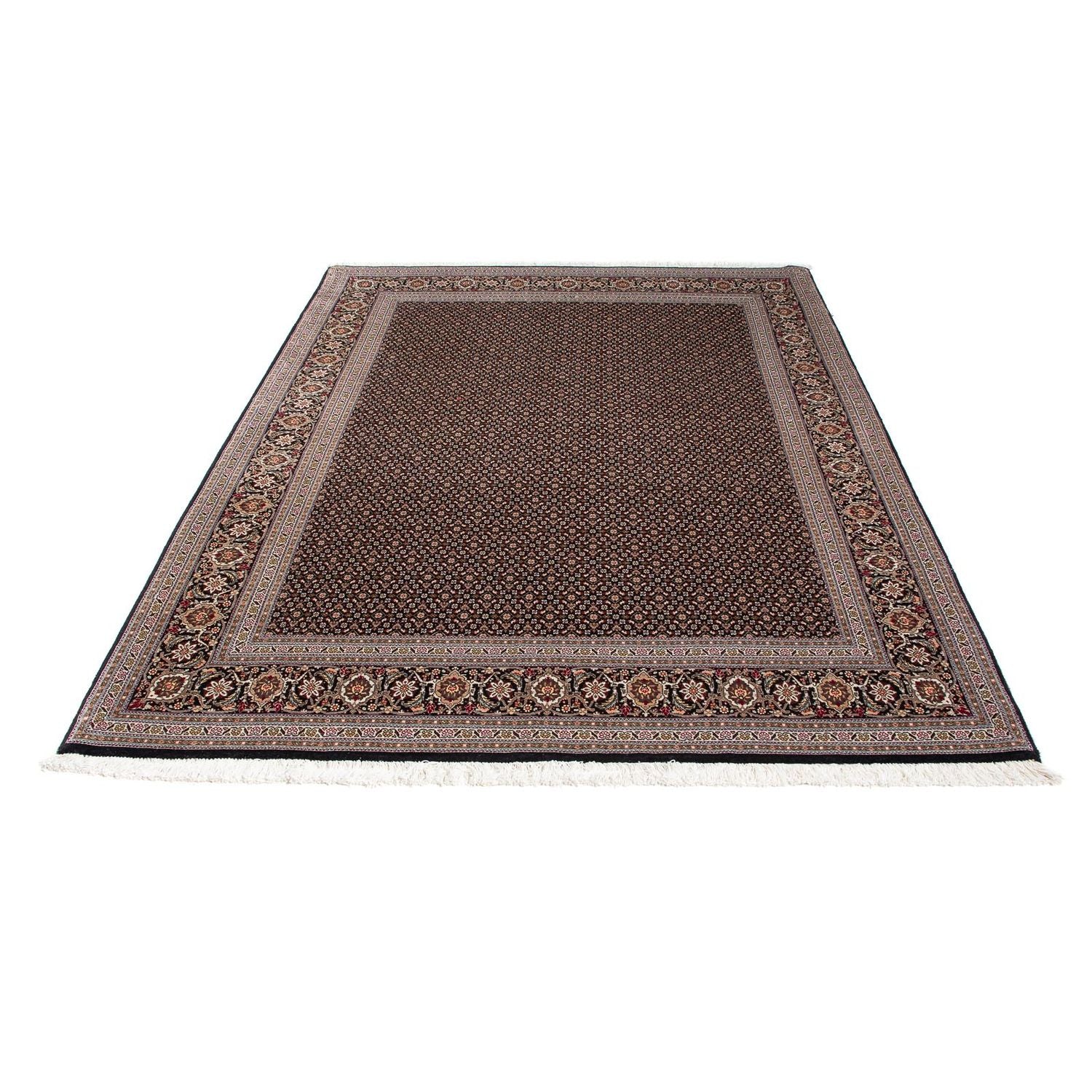 Tappeto Persero - Tabriz - 215 x 151 cm - blu scuro