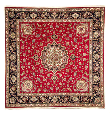 Tappeto Persero - Tabriz - Reale quadrato  - 254 x 254 cm - rosso