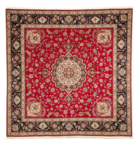Tappeto Persero - Tabriz - Reale quadrato  - 254 x 254 cm - rosso
