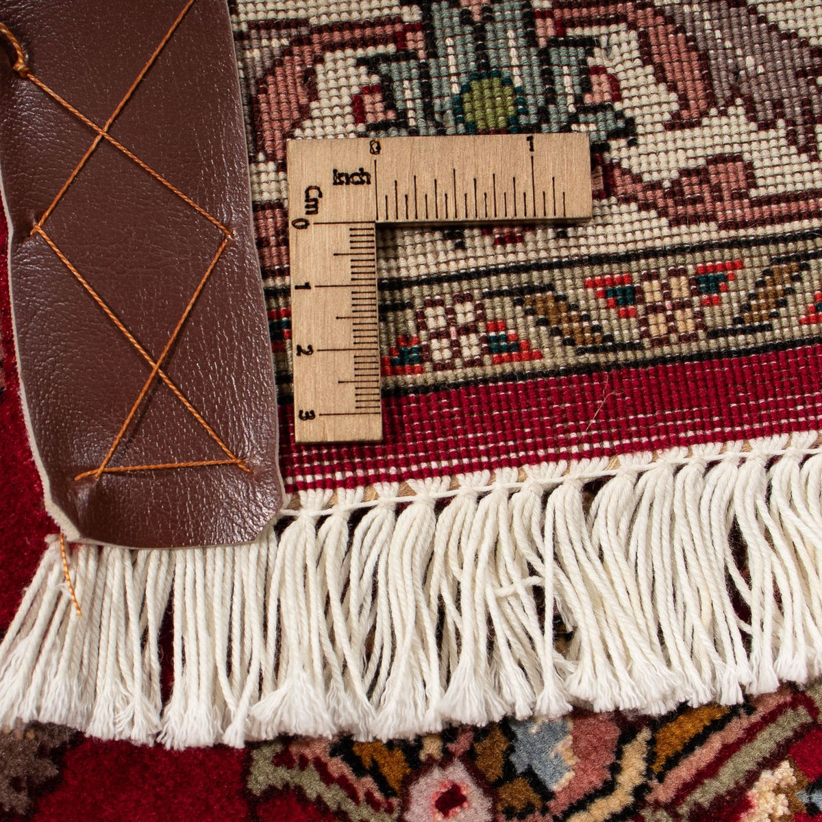 Tappeto Persero - Tabriz - Reale quadrato  - 254 x 254 cm - rosso