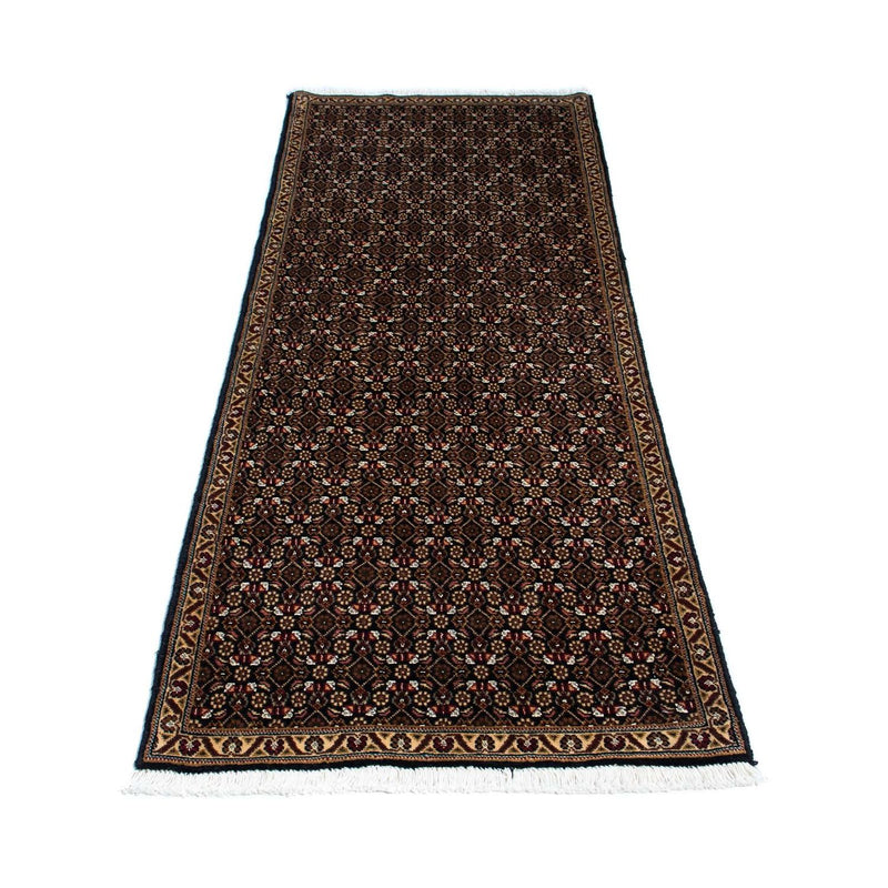 Tappeto corsia Tappeto Persero - Tabriz - 206 x 70 cm - blu scuro