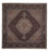 Tappeto Persero - Tabriz - Reale quadrato  - 251 x 249 cm - blu scuro